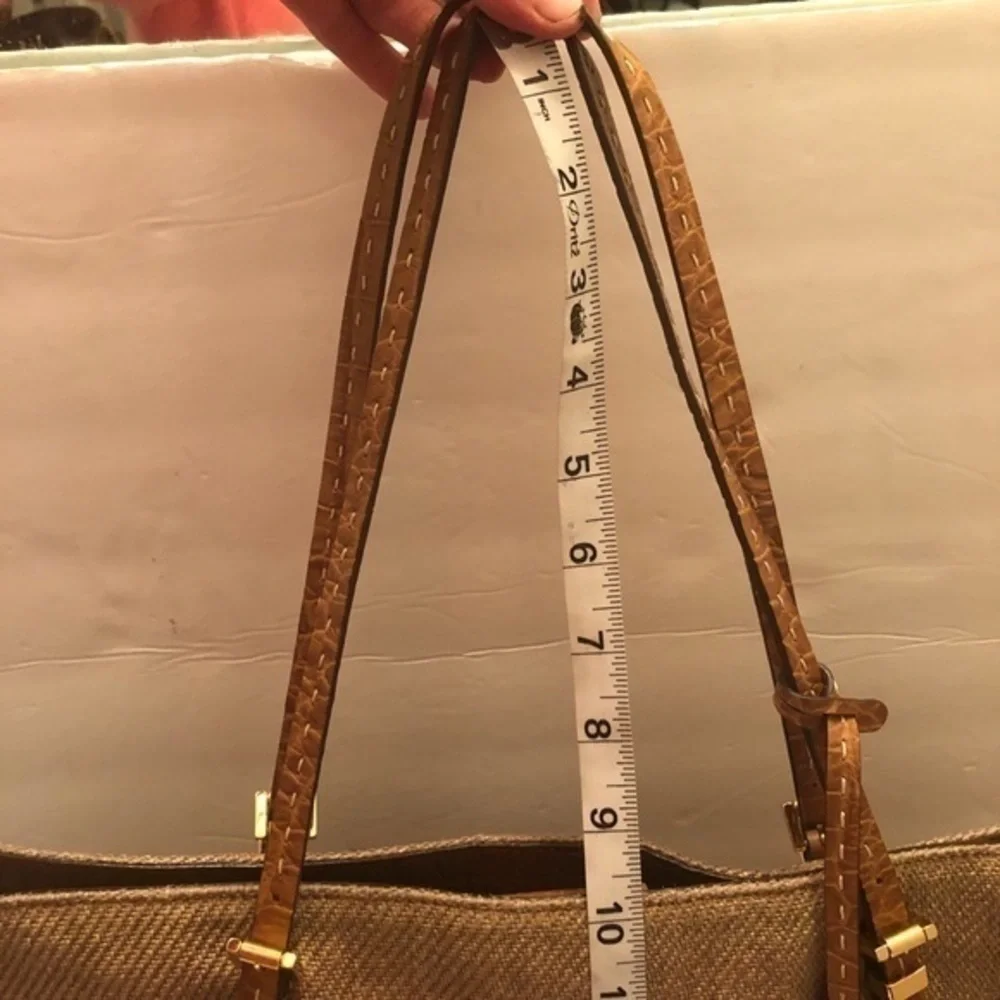 Michael kors collection embossed leather tote bag